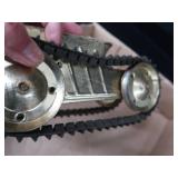 MARX TIN WIND - UP TRACTOR / VINTAGE BRASS MARX TIN WIND - UP TRACTOR / VINTAGE BRASS
