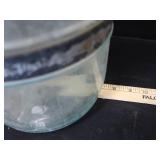 VINTAGE GLASS WHITE GASOLINE TANK VINTAGE GLASS WHITE GASOLINE TANK