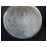 VINTAGE GLASS WHITE GASOLINE TANK VINTAGE GLASS WHITE GASOLINE TANK