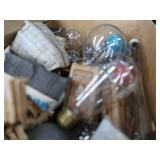 BOX OF ASSORTED VINTAGE LIGHTS BOX OF ASSORTED VINTAGE LIGHTS