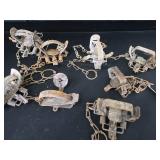 8 ASSORTED SM TRAPS / ANTLERS 8 ASSORTED SM TRAPS / ANTLERS