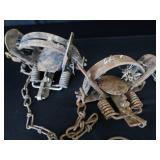 8 ASSORTED SM TRAPS / ANTLERS 8 ASSORTED SM TRAPS / ANTLERS