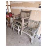 Smith and Hawken Teak Table and Chairs Smith and Hawken Teak Table and Chairs
