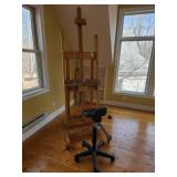 Easel and Stool Easel and Stool