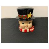 Vintage Christmas Cookie Jar Vintage Christmas Cookie Jar