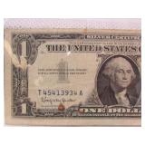 One Dollar Note Silver Certificate One Dollar Note Silver Certificate