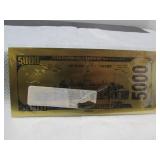 Gold Novelty Note Gold Novelty Note
