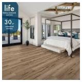 8 Boxes of Lifeproof Stratton Oak 9.5 in. W x 50.6 in. L Waterproof Hybrid Resilient Flooring (26.7 sq. ft./case) Customer Returns See Pictures 8 Boxes of Lifeproof Stratton Oak 9.5 in. W x 50.6 in. L Waterproof Hybrid Resilient Flooring (26.7 sq. ft./case) Customer Returns See Pictures