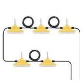 VEVOR 50 ft. Construction String Lights 75W 7500LM 5PCs String Work Light 5000-5500K with Hanging Hooks for Construction Site  Customer Returns See Pictures VEVOR 50 ft. Construction String Lights 75W 7500LM 5PCs String Work Light 5000-5500K with Hanging Hooks for Construction Site  Customer Returns See Pictures