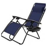 Clihome Outdoor Folding Zero Gravity Metal Reclining Lounge Chair in Blue    Customer Returns See Pictures Clihome Outdoor Folding Zero Gravity Metal Reclining Lounge Chair in Blue    Customer Returns See Pictures