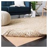 SAFAVIEH Grid Beige 9 ft. x 12 ft. Interior Non-Slip Grip Dual Surface Synthetic Rubber 12 in. Thickness Rug Pad Customer Returns See Pictures SAFAVIEH Grid Beige 9 ft. x 12 ft. Interior Non-Slip Grip Dual Surface Synthetic Rubber 12 in. Thickness Rug Pad Customer Returns See Pictures