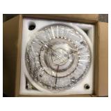 ANTOINE 36 in. Integrated LED Indoor Gold Crystal Chandelier Retractable Blades Ceiling Fan with Light and Remote  Customer Returns See Pictures ANTOINE 36 in. Integrated LED Indoor Gold Crystal Chandelier Retractable Blades Ceiling Fan with Light and Remote  Customer Returns See Pictures