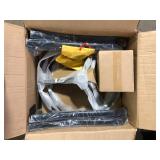 Black Swivel Padded Textilene Metal Outdoor Dining Chair with Curve Arms (2-Pack) Customer Returns See Pictures Black Swivel Padded Textilene Metal Outdoor Dining Chair with Curve Arms (2-Pack) Customer Returns See Pictures