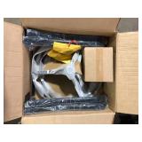 Black Swivel Padded Textilene Metal Outdoor Dining Chair with Curve Arms (2-Pack) Customer Returns See Pictures Black Swivel Padded Textilene Metal Outdoor Dining Chair with Curve Arms (2-Pack) Customer Returns See Pictures