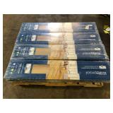 8 Boxes of Lifeproof Stratton Oak 9.5 in. W x 50.6 in. L Waterproof Hybrid Resilient Flooring (26.7 sq. ft./case) Customer Returns See Pictures 8 Boxes of Lifeproof Stratton Oak 9.5 in. W x 50.6 in. L Waterproof Hybrid Resilient Flooring (26.7 sq. ft./case) Customer Returns See Pictures