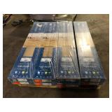 8 Boxes of Lifeproof Stratton Oak 9.5 in. W x 50.6 in. L Waterproof Hybrid Resilient Flooring (26.7 sq. ft./case) Customer Returns See Pictures 8 Boxes of Lifeproof Stratton Oak 9.5 in. W x 50.6 in. L Waterproof Hybrid Resilient Flooring (26.7 sq. ft./case) Customer Returns See Pictures