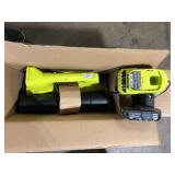 RYOBI ONE+ 18V 90 MPH 250 CFM Cordless Battery Leaf Blower/Sweeper with 2.0 Ah Battery and Charger   Customer Returns See Pictures RYOBI ONE+ 18V 90 MPH 250 CFM Cordless Battery Leaf Blower/Sweeper with 2.0 Ah Battery and Charger   Customer Returns See Pictures