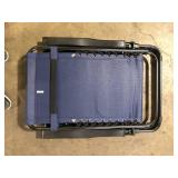 Clihome Outdoor Folding Zero Gravity Metal Reclining Lounge Chair in Blue    Customer Returns See Pictures Clihome Outdoor Folding Zero Gravity Metal Reclining Lounge Chair in Blue    Customer Returns See Pictures