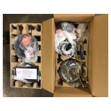 Hampton Bay Metarie II 24 in. Indoor Matte Black Ceiling Fan with Light Customer Returns See Pictures Hampton Bay Metarie II 24 in. Indoor Matte Black Ceiling Fan with Light Customer Returns See Pictures