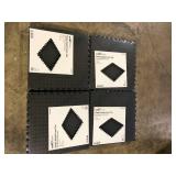 Lot of TrafficMaster Black 24 in. W x 24 in. L x 0.47 in. Foam Interlocking Gym Floor Tiles (6 Tiles/Pack) (24 sq. ft.) Customer Returns See Pictures Lot of TrafficMaster Black 24 in. W x 24 in. L x 0.47 in. Foam Interlocking Gym Floor Tiles (6 Tiles/Pack) (24 sq. ft.) Customer Returns See Pictures