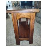 Lot of Wood/Slate Inlayed Coffee/End Tables *Note Coon Rapids Pick Up Location* Lot of Wood/Slate Inlayed Coffee/End Tables *Note Coon Rapids Pick Up Location*