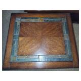 Lot of Wood/Slate Inlayed Coffee/End Tables *Note Coon Rapids Pick Up Location* Lot of Wood/Slate Inlayed Coffee/End Tables *Note Coon Rapids Pick Up Location*
