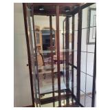 Oak Glass Mirrored Hutch *Note Coon Rapids Pick Up Location* Oak Glass Mirrored Hutch *Note Coon Rapids Pick Up Location*