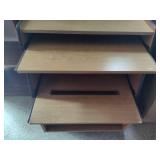 Small Shelf & Desk on Wheels *Note Coon Rapids Pick Up Location* Small Shelf & Desk on Wheels *Note Coon Rapids Pick Up Location*