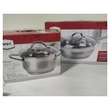 Parini Stainless Dutch Oven & Saute Pan *New in Box* Parini Stainless Dutch Oven & Saute Pan *New in Box*