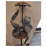 Metal Frog Yard Stake Metal Frog Yard Stake