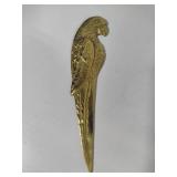 Brass Parrot Letter Opener Brass Parrot Letter Opener