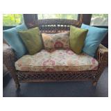Wicker Love Seat, Chair & Table Set  *Note Coon Rapids Pick Up Location* Wicker Love Seat, Chair & Table Set  *Note Coon Rapids Pick Up Location*