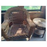 Wicker Love Seat, Chair & Table Set  *Note Coon Rapids Pick Up Location* Wicker Love Seat, Chair & Table Set  *Note Coon Rapids Pick Up Location*