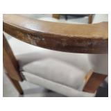 Five Leather/Wood Arm Chairs w/Nailhead Trim Five Leather/Wood Arm Chairs w/Nailhead Trim