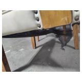 Five Leather/Wood Arm Chairs w/Nailhead Trim Five Leather/Wood Arm Chairs w/Nailhead Trim