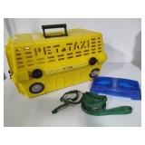 Portable Pet Taxi, Leash, Bowl & Harness Portable Pet Taxi, Leash, Bowl & Harness