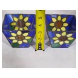 Stained Glass Planters and Frog Nightlight Stained Glass Planters and Frog Nightlight