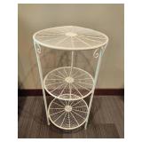 White Metal Plant Stand White Metal Plant Stand