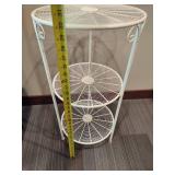 White Metal Plant Stand White Metal Plant Stand