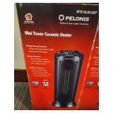 Two Pelonis Mini Tower Ceramic Heaters Two Pelonis Mini Tower Ceramic Heaters