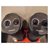 Two Pelonis Mini Tower Ceramic Heaters Two Pelonis Mini Tower Ceramic Heaters