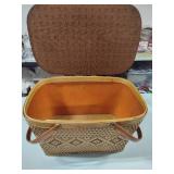 Red Man Picnic Basket w/Handles Red Man Picnic Basket w/Handles