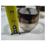 Roly Poly Dorothy Thorpe Silver Banded Glasses & Pitcher Roly Poly Dorothy Thorpe Silver Banded Glasses & Pitcher