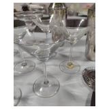 Martini & Margarita Glasses + Shakers Martini & Margarita Glasses + Shakers