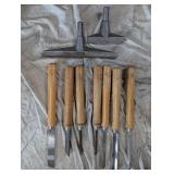 Ridgid Wood Lathe with Chisels and Accessories Ridgid Wood Lathe with Chisels and Accessories