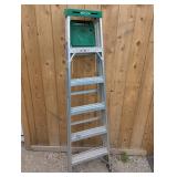 Pair of Aluminum Step Ladders Pair of Aluminum Step Ladders