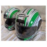 Pair of KBC TK-7 Motorcycle Helmets Pair of KBC TK-7 Motorcycle Helmets