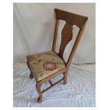 Set of Wooden Chairs and Glider Rocker Set of Wooden Chairs and Glider Rocker