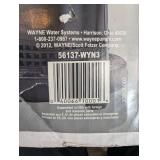 Wayne 1/3 HP Cast Iron Submersible Sump Pump Wayne 1/3 HP Cast Iron Submersible Sump Pump