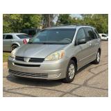 2004 TOYOTA SIENNA CE *2 Owner | 8 Passenger Van* (NO RESERVE)